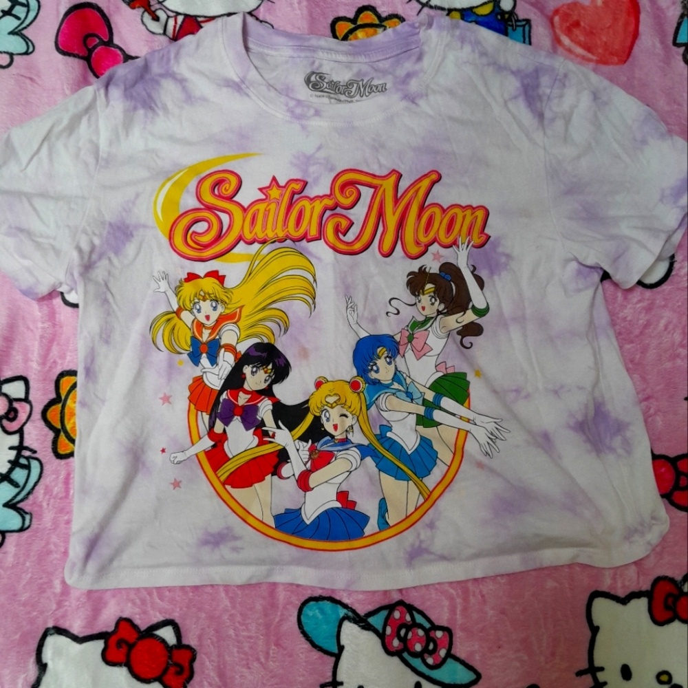SAILOR MOON ☾ purple & white t-shirt